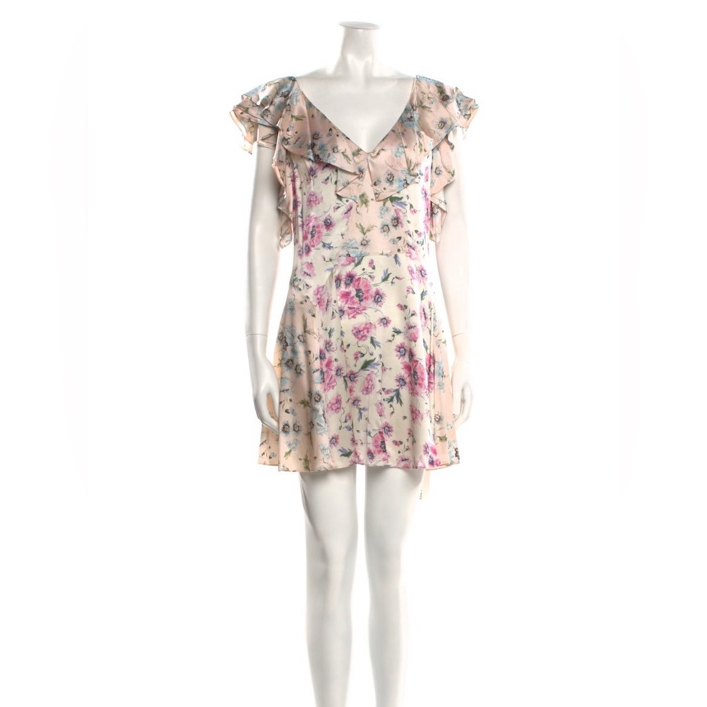 LoveShackFancy Silk Mini Dress